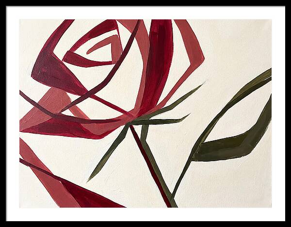 Red Rose Minimalism