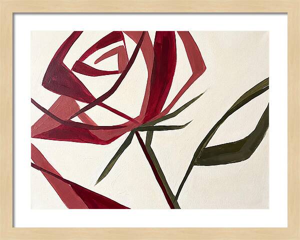 Red Rose Minimalism
