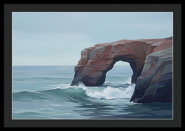 Red Sandstone Coastal Arch