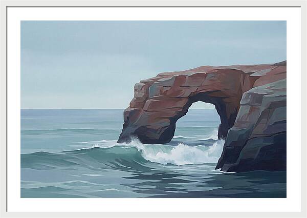 Red Sandstone Coastal Arch