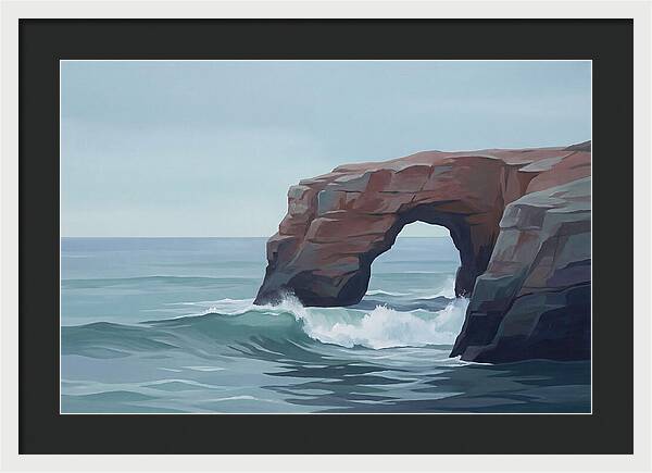Red Sandstone Coastal Arch