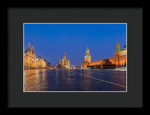 Red Square At Blue Hour