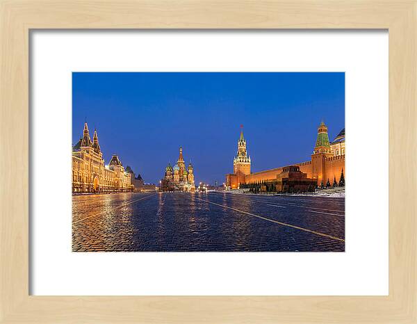 Red Square At Blue Hour