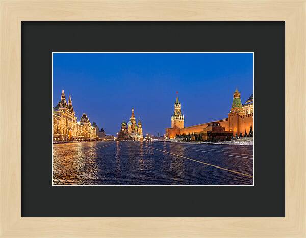 Red Square At Blue Hour