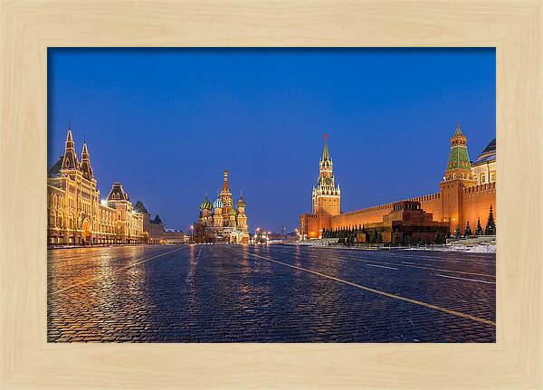 Red Square At Blue Hour