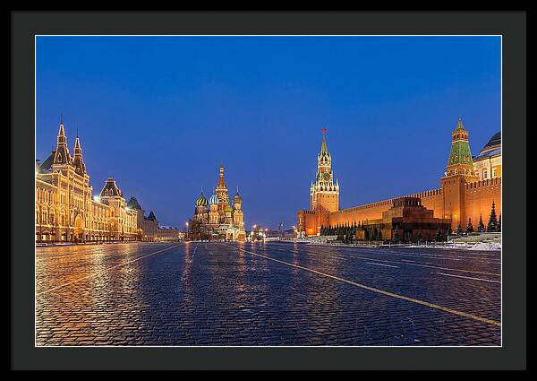 Red Square At Blue Hour