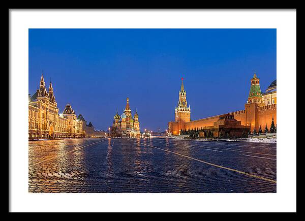 Red Square At Blue Hour