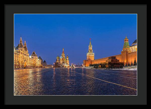 Red Square At Blue Hour