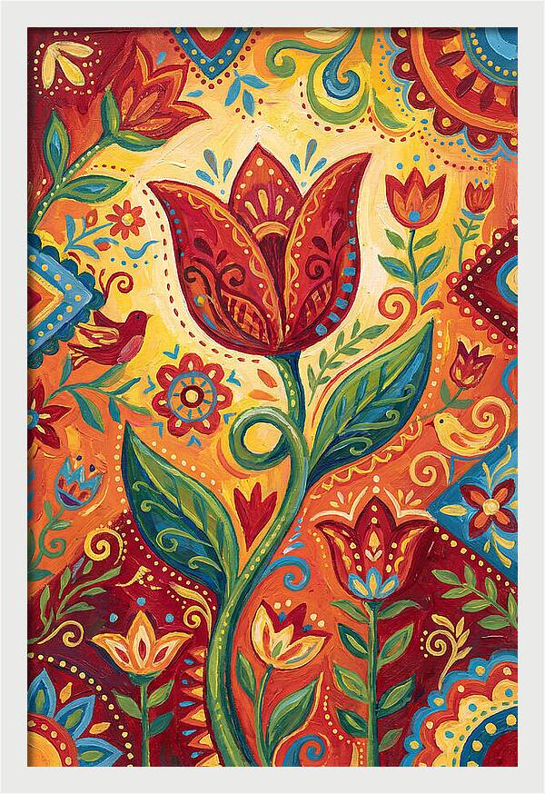 Red Tulip Folk Art