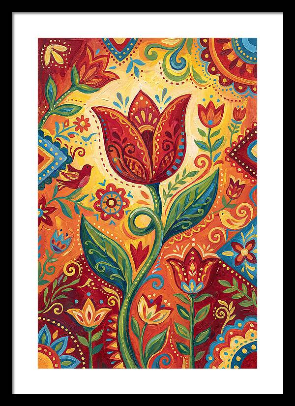 Red Tulip Folk Art