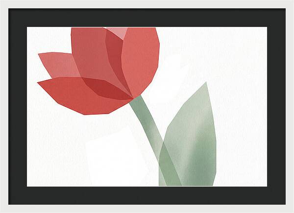 Red Tulip Minimalism