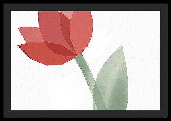 Red Tulip Minimalism