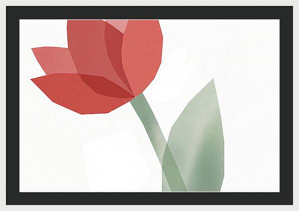 Red Tulip Minimalism