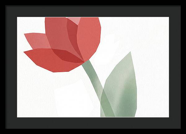 Red Tulip Minimalism