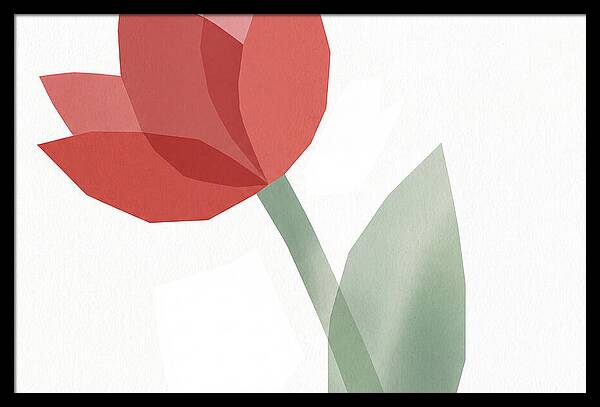Red Tulip Minimalism