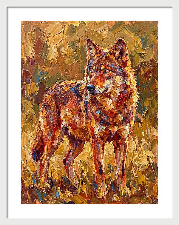 Red Wolf In Mediterranean Landscape