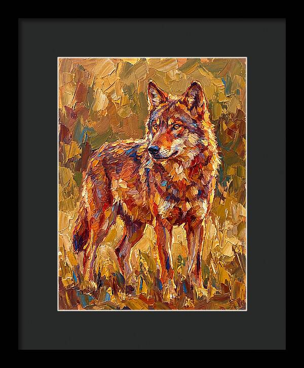 Red Wolf In Mediterranean Landscape