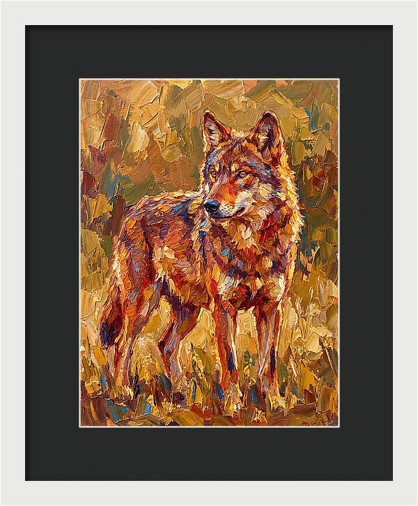 Red Wolf In Mediterranean Landscape