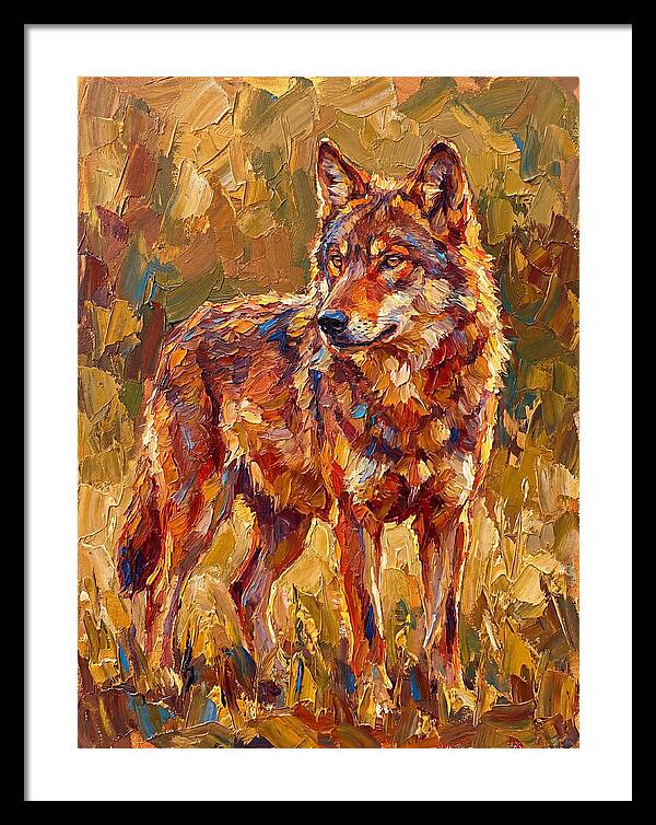 Red Wolf In Mediterranean Landscape