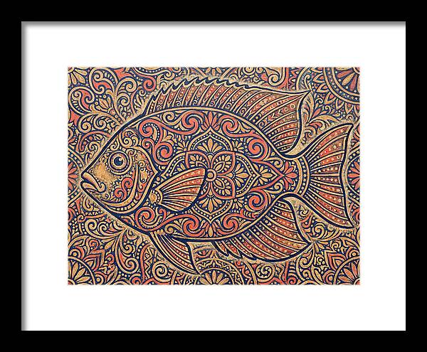 Reef Fish Folk Art
