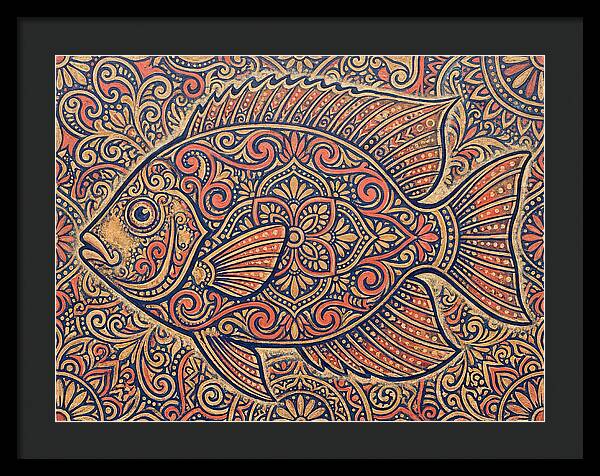 Reef Fish Folk Art