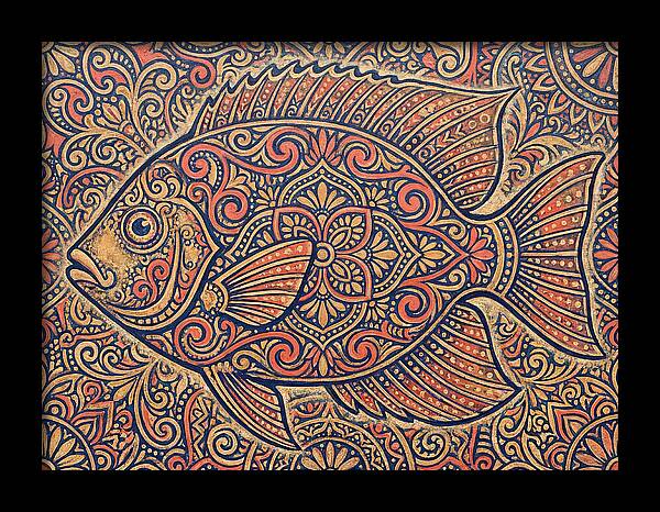 Reef Fish Folk Art