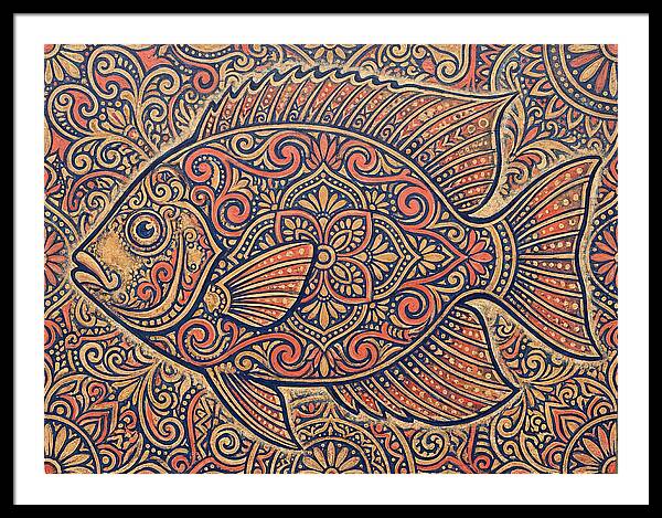 Reef Fish Folk Art