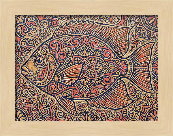 Reef Fish Folk Art