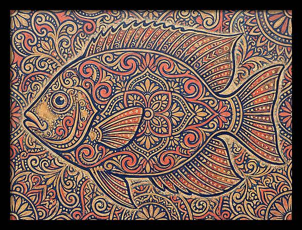 Reef Fish Folk Art