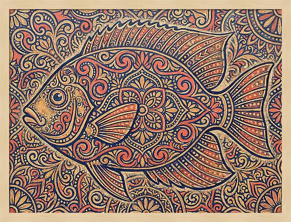 Reef Fish Folk Art