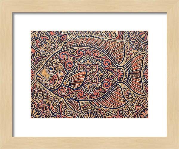 Reef Fish Folk Art