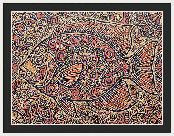 Reef Fish Folk Art