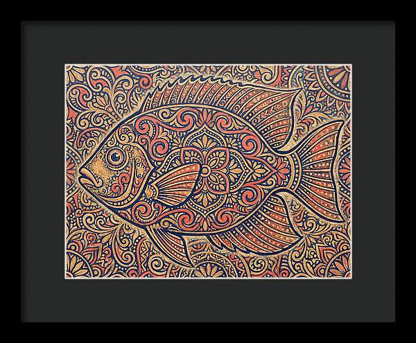 Reef Fish Folk Art
