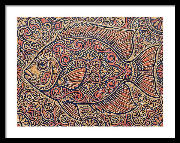 Reef Fish Folk Art