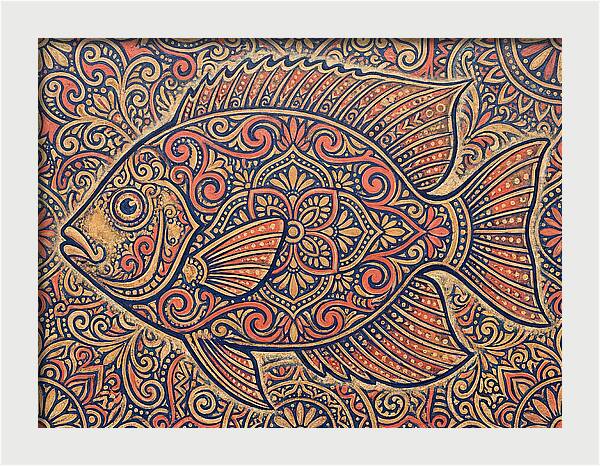 Reef Fish Folk Art