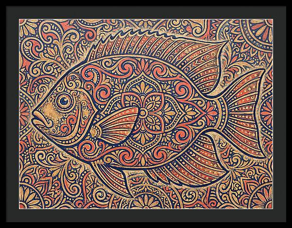 Reef Fish Folk Art