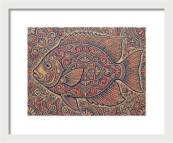 Reef Fish Folk Art