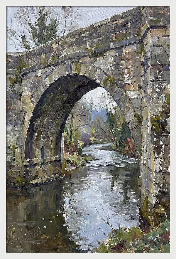 Reflections On The Stone Bridge