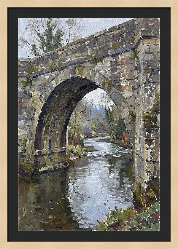 Reflections On The Stone Bridge