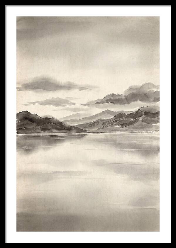 Reflective Serenity Over Salt Flats