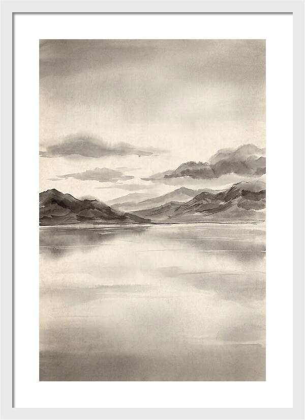 Reflective Serenity Over Salt Flats
