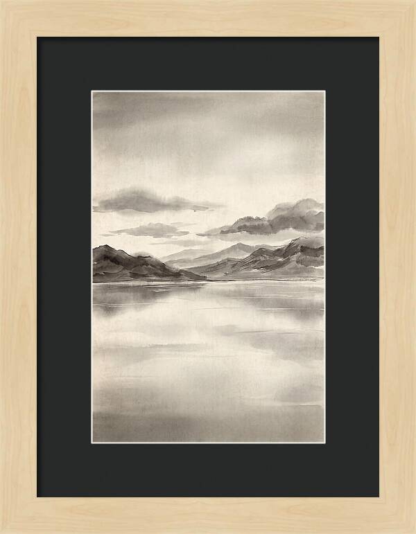 Reflective Serenity Over Salt Flats