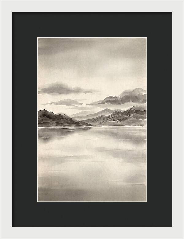 Reflective Serenity Over Salt Flats