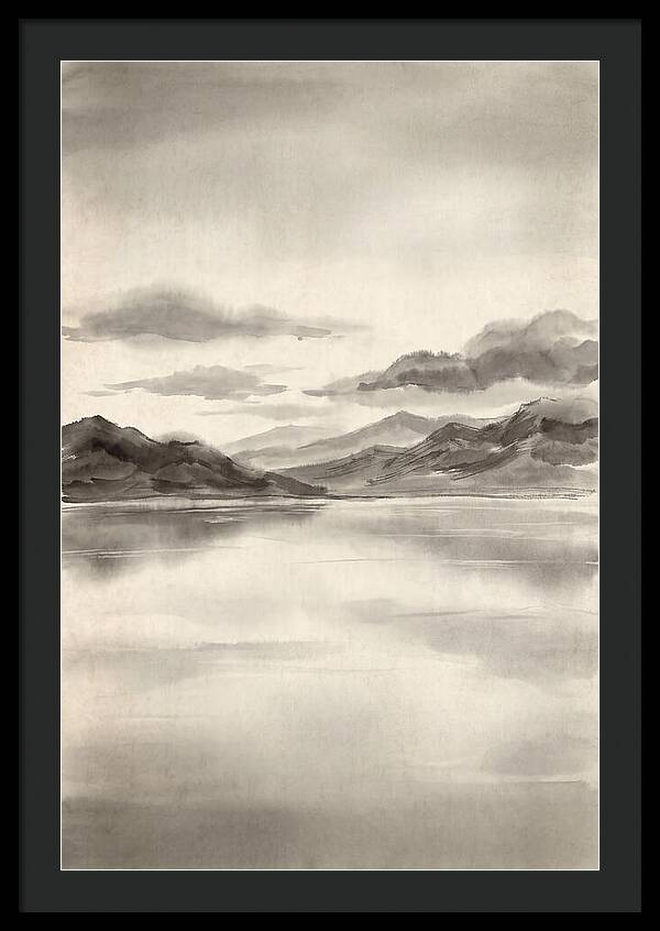 Reflective Serenity Over Salt Flats
