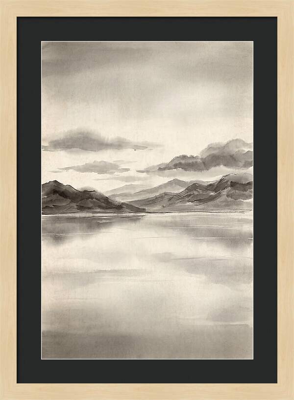 Reflective Serenity Over Salt Flats
