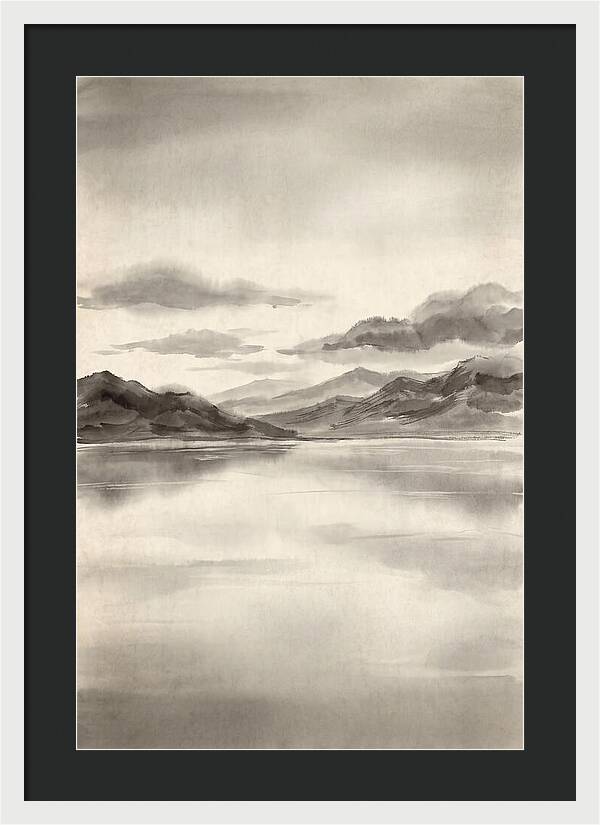 Reflective Serenity Over Salt Flats