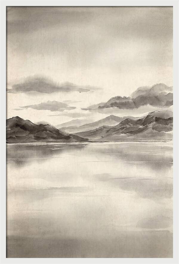 Reflective Serenity Over Salt Flats
