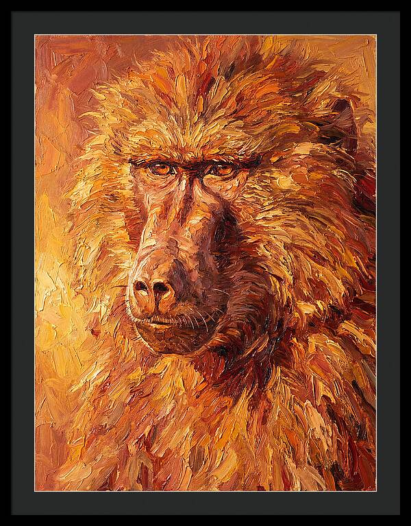 Regal Baboon Closeup