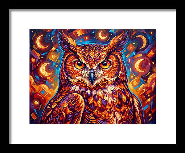 Regal Presence Of The Great Horned Owl