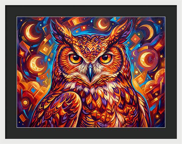 Regal Presence Of The Great Horned Owl